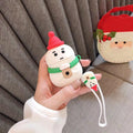 Snowman with Coffee Premium AirPods Case Shock Proof Cover