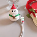 Snowman with Coffee Premium AirPods Case Shock Proof Cover