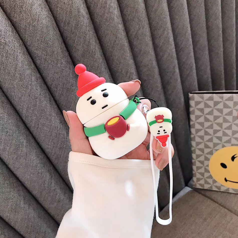 Snowman with Coffee Premium AirPods Case Shock Proof Cover