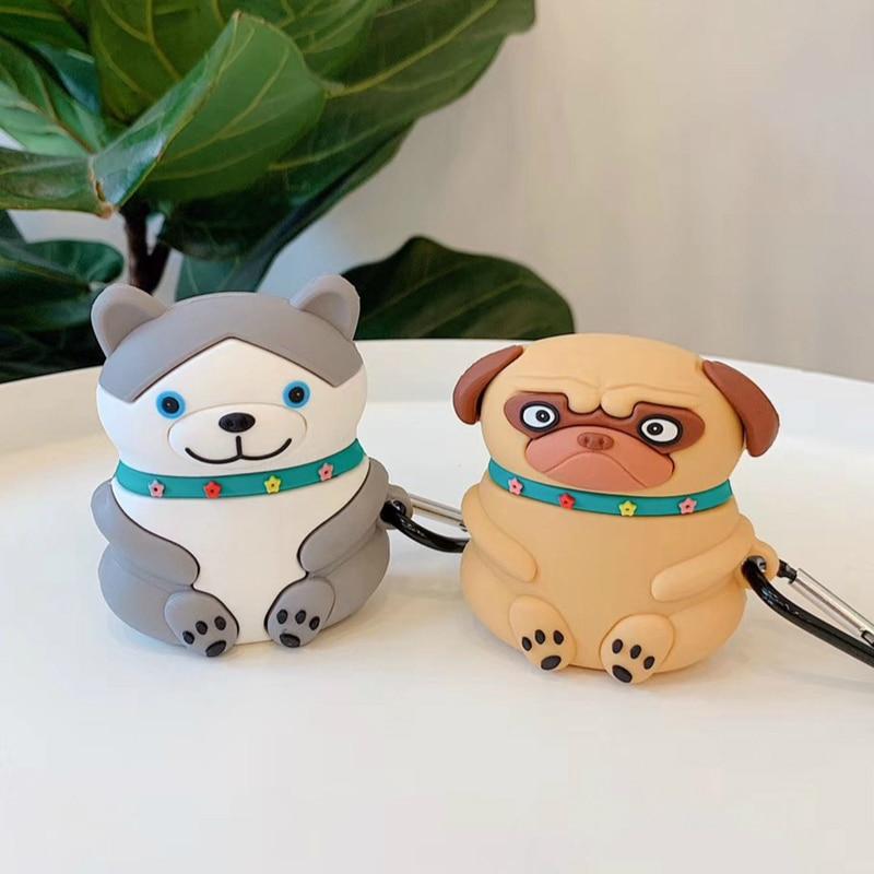 Pouty Sitting Pug Premium AirPods Case Shock Proof Cover