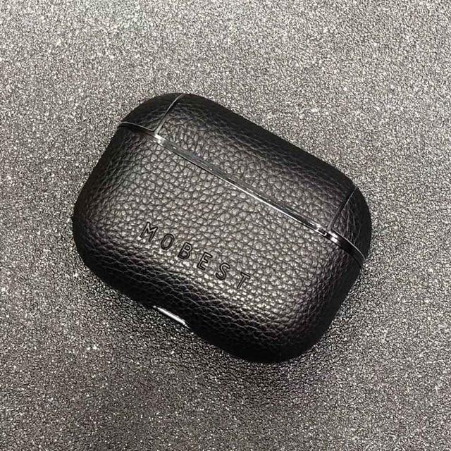 Luxury Hard Vegan Leather AirPods Pro Case Shock Proof Cover