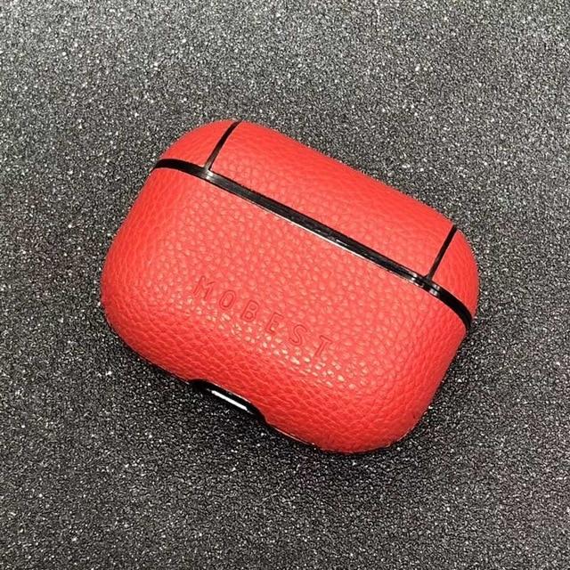 Luxury Hard Vegan Leather AirPods Pro Case Shock Proof Cover