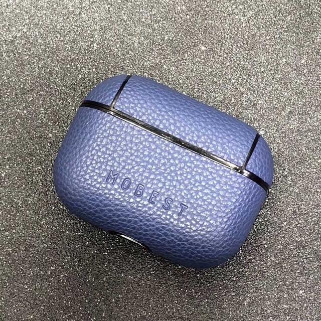 Luxury Hard Vegan Leather AirPods Pro Case Shock Proof Cover