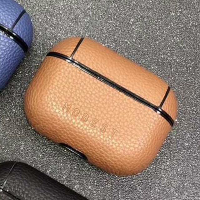 Luxury Hard Vegan Leather AirPods Pro Case Shock Proof Cover