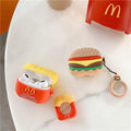 Cute McDonald's Burger Premium AirPods Pro Case Shock Proof Cover