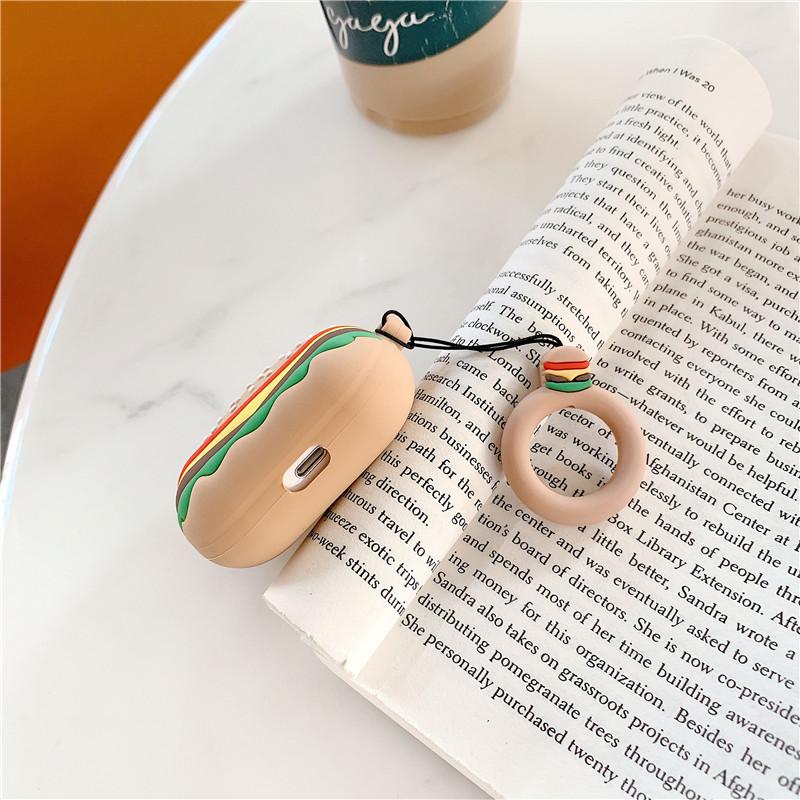 Cute McDonald's Burger Premium AirPods Pro Case Shock Proof Cover