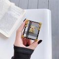 Luxury Square Metal Rivet Chest AirPods Case Shock Proof Cover