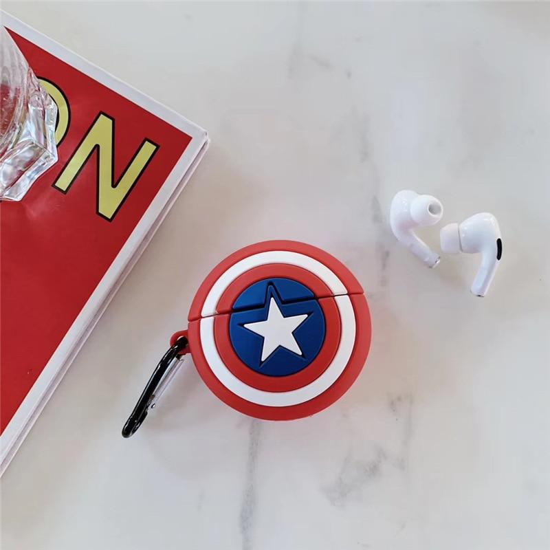 Captain America Shield Premium AirPods Pro Case Shock Proof Cover