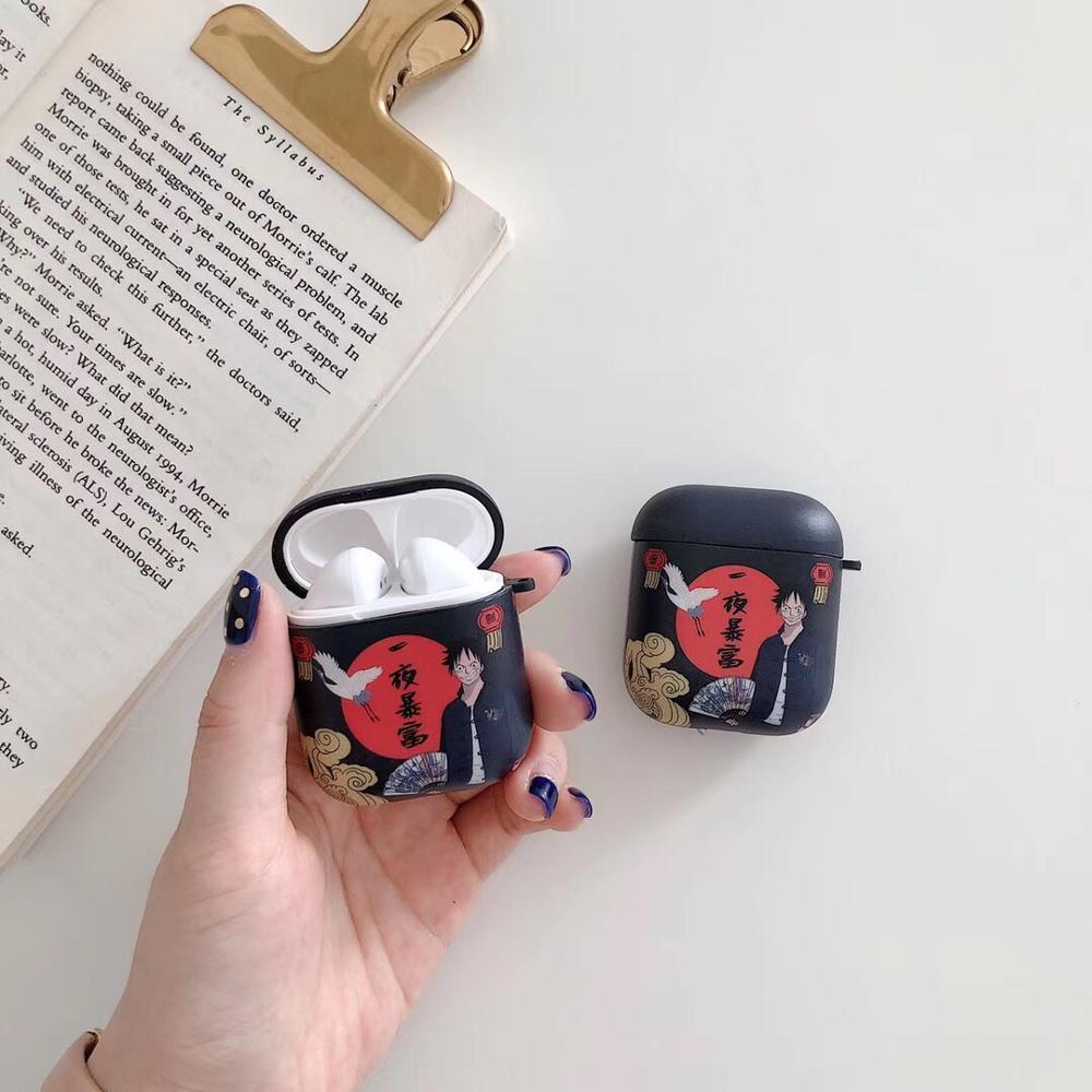 One Piece 'Kanji' AirPods Case Shock Proof Cover