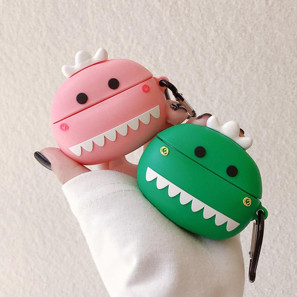 Cute Dino with Teeth Premium AirPods Pro Case Shock Proof Cover