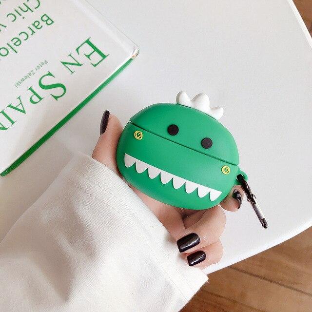 Cute Dino with Teeth Premium AirPods Pro Case Shock Proof Cover