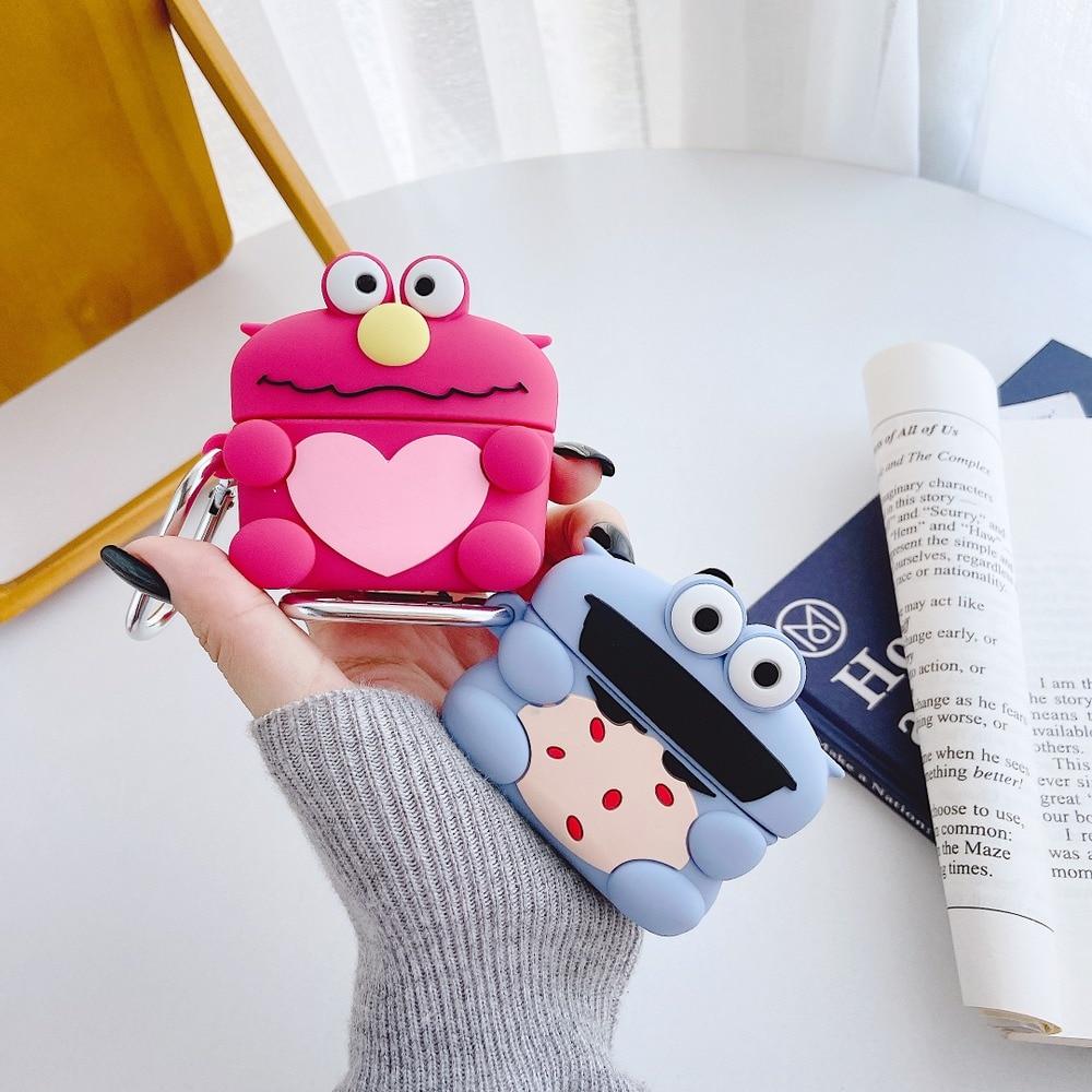 Purple Heart Muppet Premium AirPods Case Shock Proof Cover