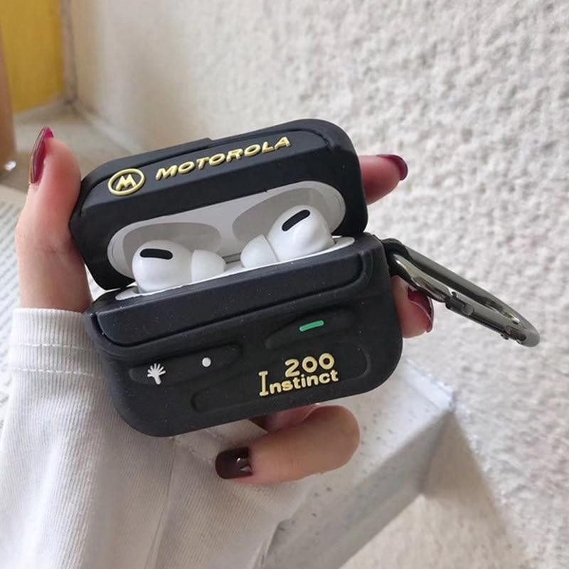 Retro Motorola Beeper Premium AirPods Pro Case Shock Proof Cover