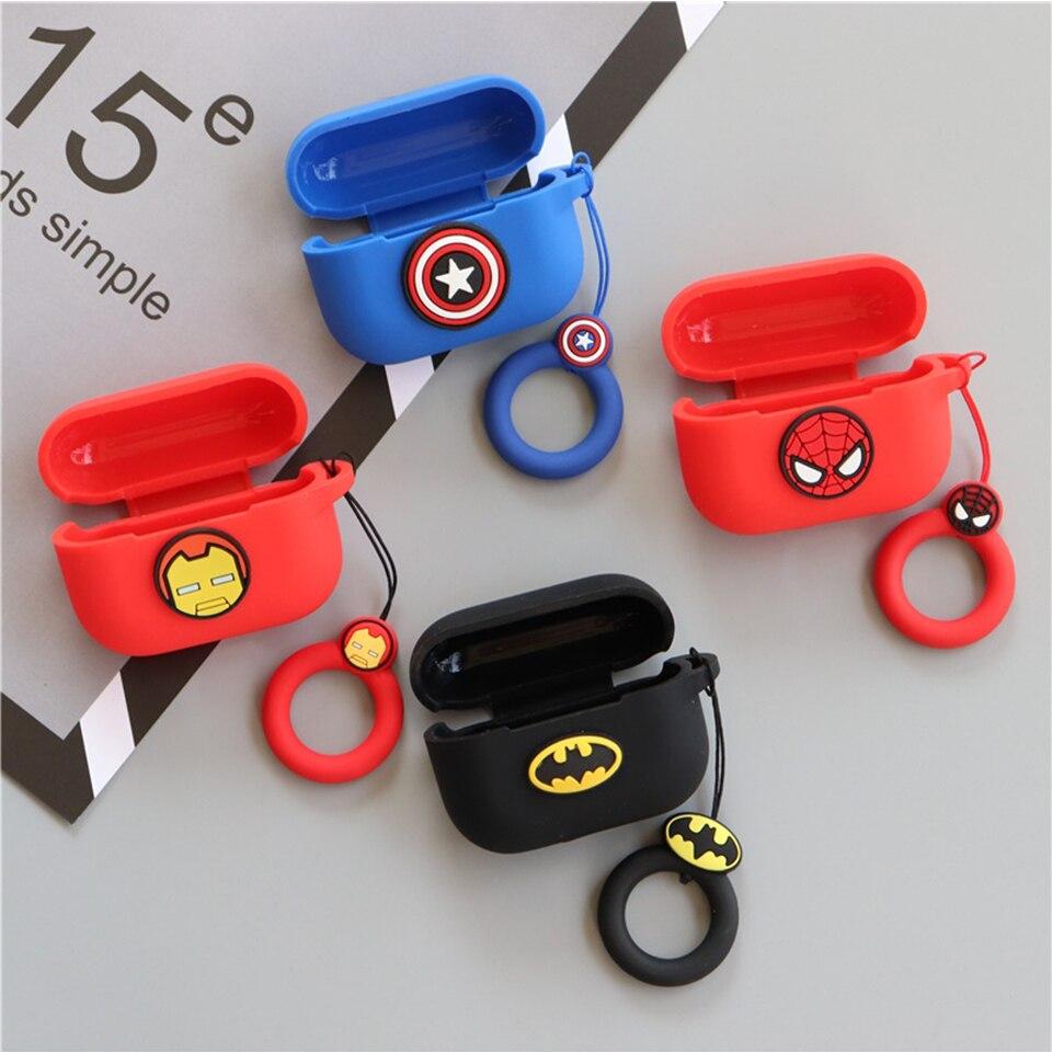 Superhero Soft Silicone AirPods Pro Case Shock Proof Cover