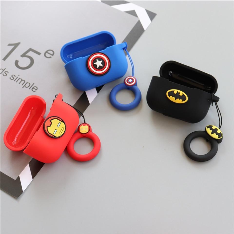 Superhero Soft Silicone AirPods Pro Case Shock Proof Cover
