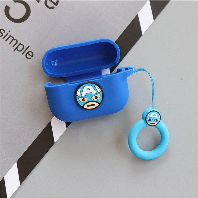 Superhero Soft Silicone AirPods Pro Case Shock Proof Cover