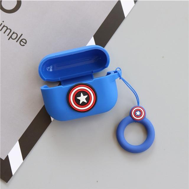 Superhero Soft Silicone AirPods Pro Case Shock Proof Cover