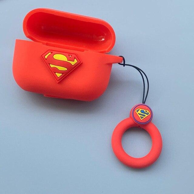 Superhero Soft Silicone AirPods Pro Case Shock Proof Cover