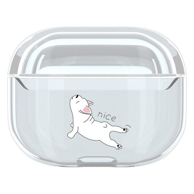 Cute Clear Acrylic AirPods Pro Case Shock Proof Cover