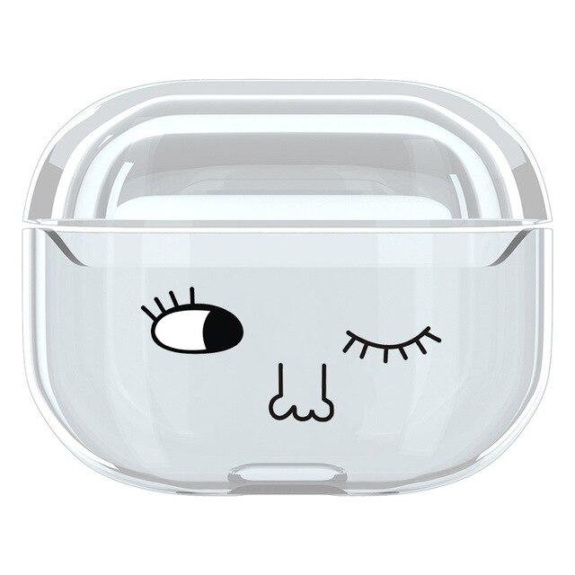 Cute Clear Acrylic AirPods Pro Case Shock Proof Cover