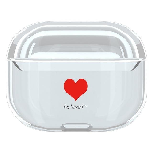 Cute Clear Acrylic AirPods Pro Case Shock Proof Cover