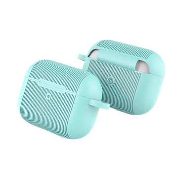 Ribbed Silicone AirPods Pro Case Shock Proof Cover With Reset Button