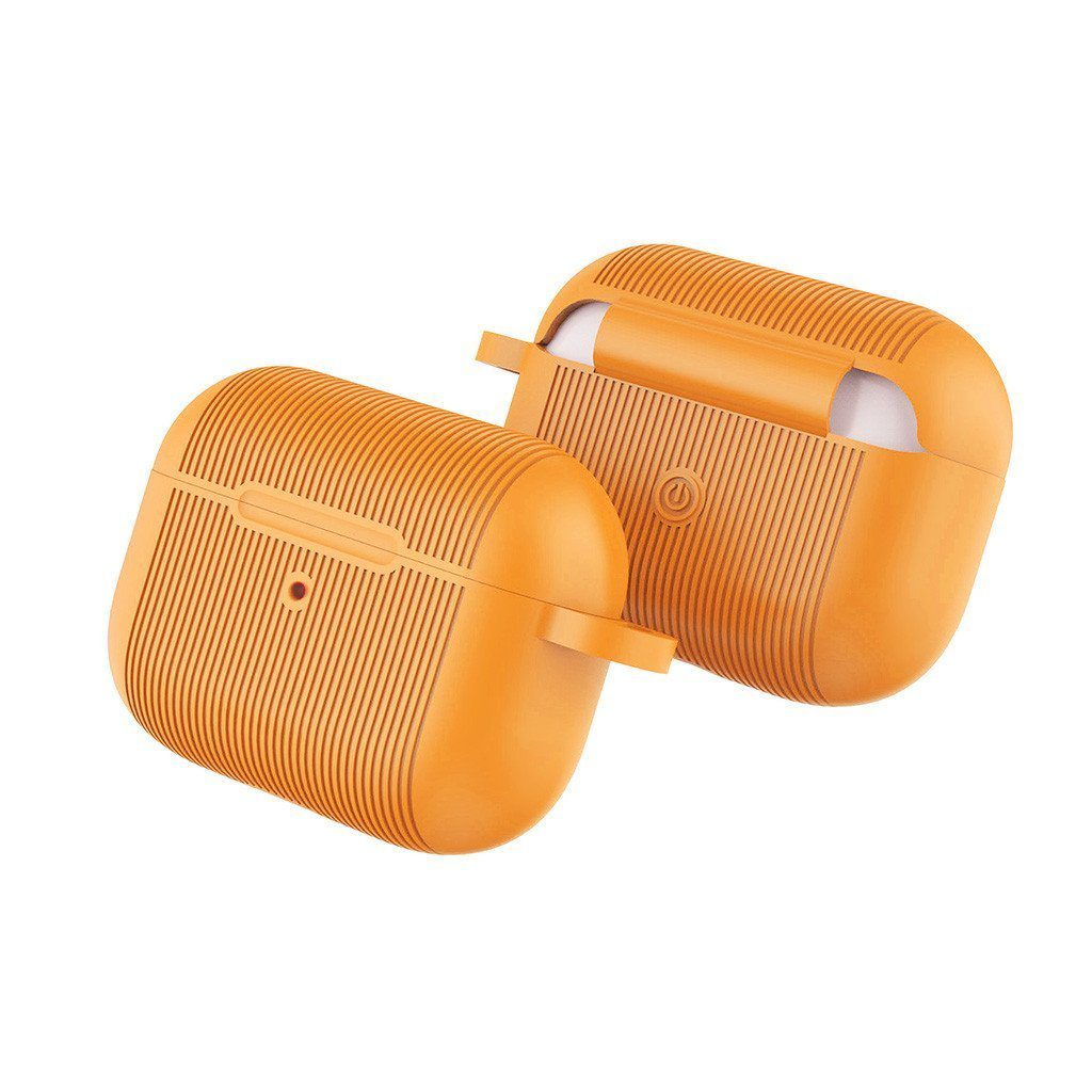 Ribbed Silicone AirPods Pro Case Shock Proof Cover With Reset Button