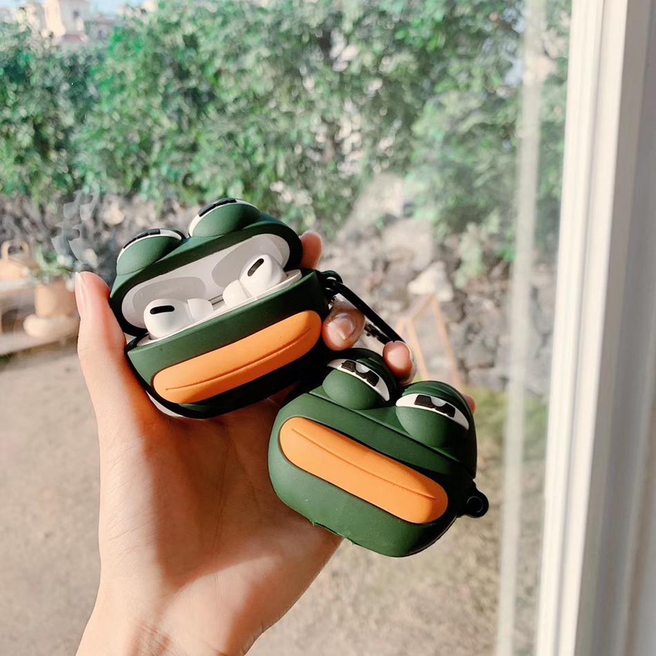 Pepe the Frog Meme Premium AirPods Pro Case Shock Proof Cover