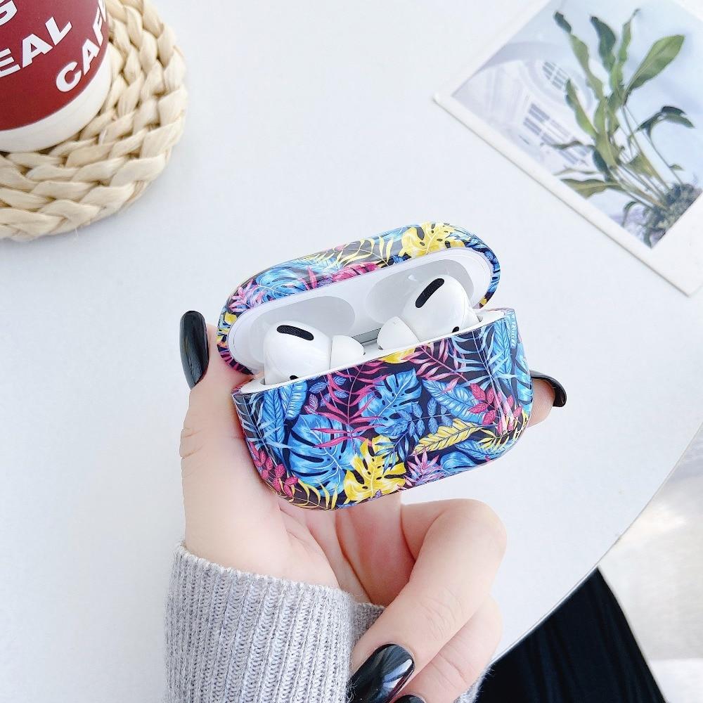 Tropical Flowers TPU | Plastic AirPods Pro Case Shock Proof Cover