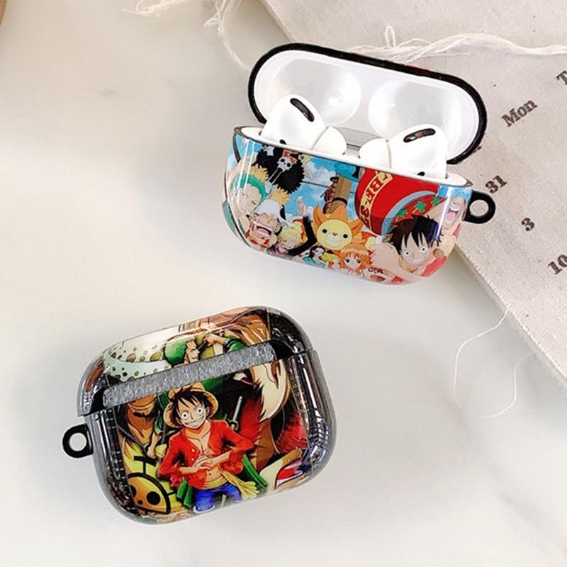 One Piece 'Luffy Zoro Ace | Mural' AirPods Pro Case Shock Proof Cover