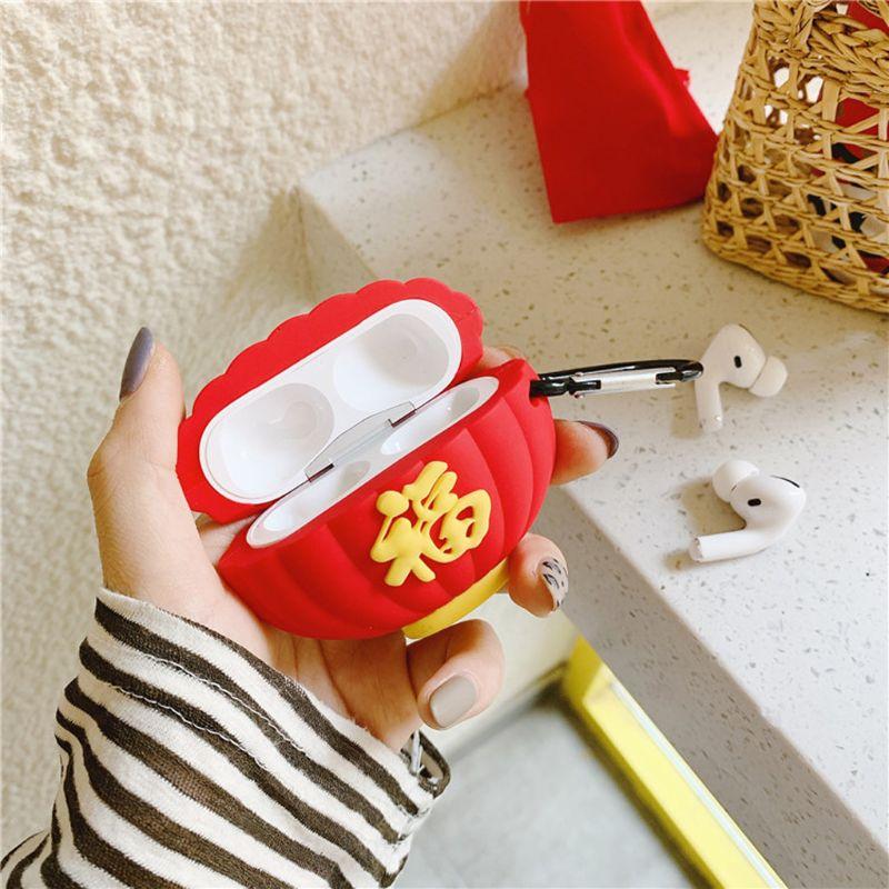 Cute Red Lantern Premium AirPods Pro Case Shock Proof Cover