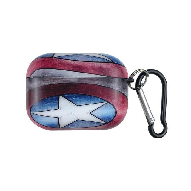 Captain America 'Stars and Stripes' AirPods Pro Case Shock Proof Cover