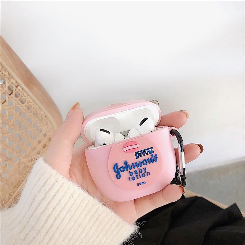 Johnson and Johnson Baby Oil Premium AirPods Pro Case Shock Proof Cover