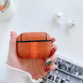 Studded Vegan Leather AirPods Pro Case Shock Proof Cover