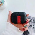 Studded Vegan Leather AirPods Pro Case Shock Proof Cover