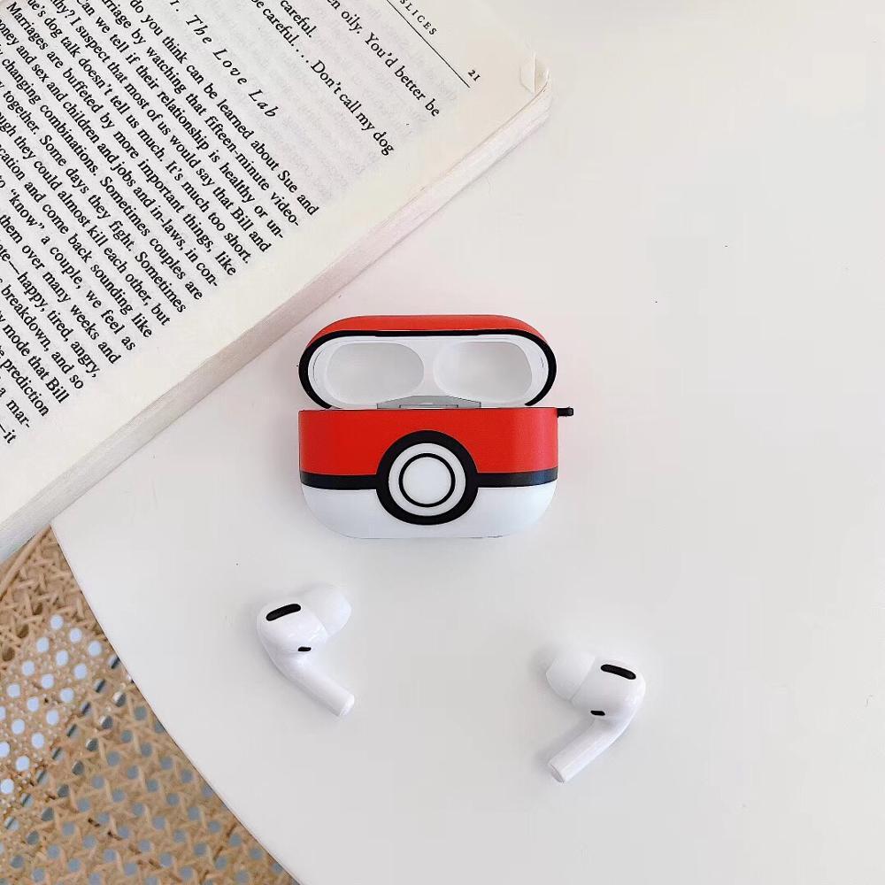 Pokemon 'Pokeball Style' AirPods Pro Case Shock Proof Cover