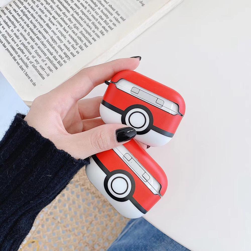 Pokemon 'Pokeball Style' AirPods Pro Case Shock Proof Cover