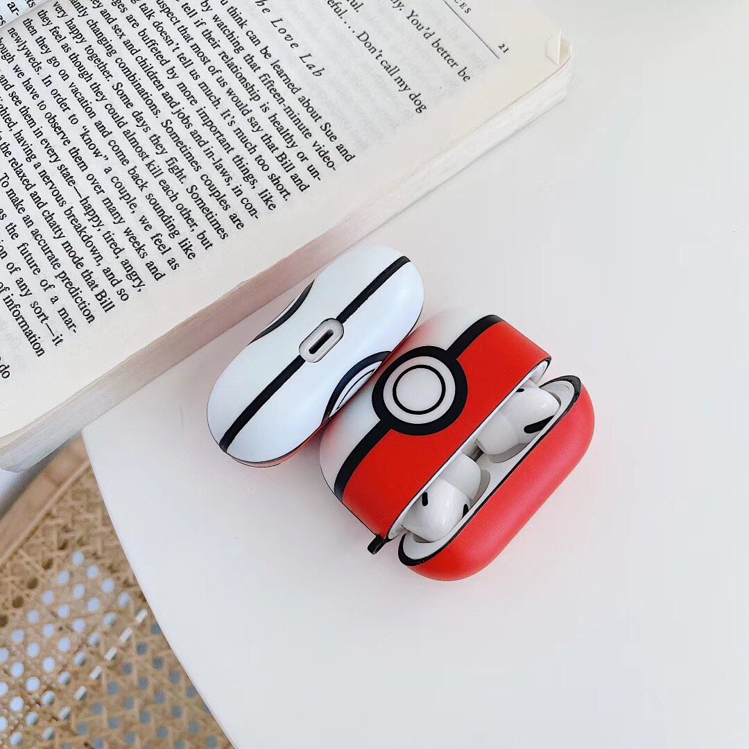 Pokemon 'Pokeball Style' AirPods Pro Case Shock Proof Cover