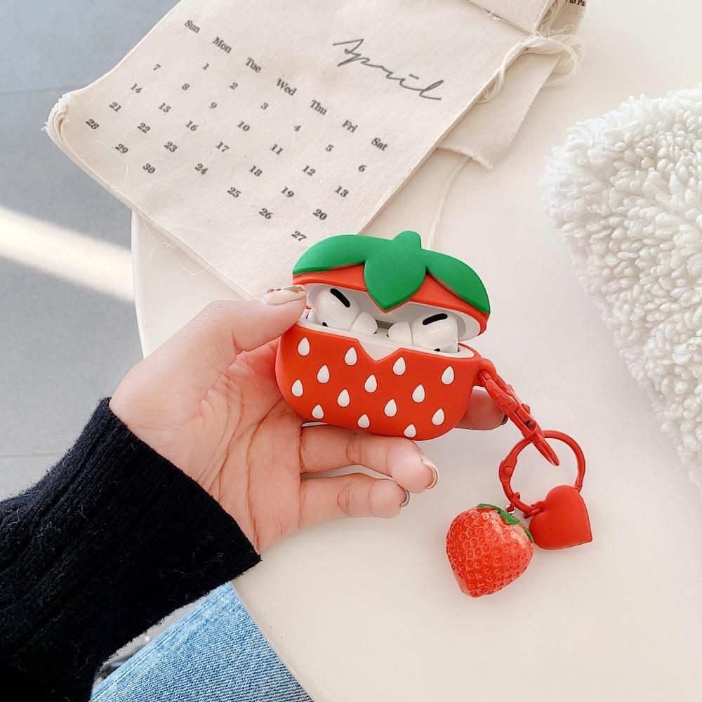 Cute Strawberry Premium AirPods Pro Case Shock Proof Cover