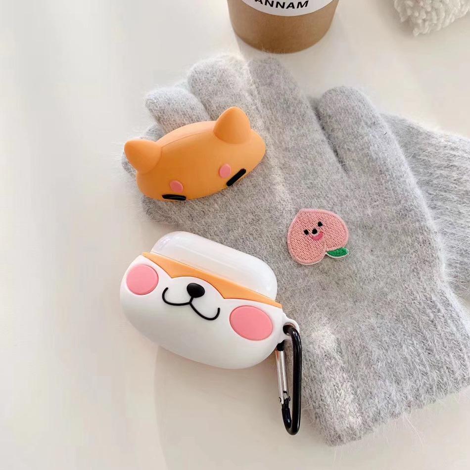 Cute Smiling Corgy Premium AirPods Pro Case Shock Proof Cover