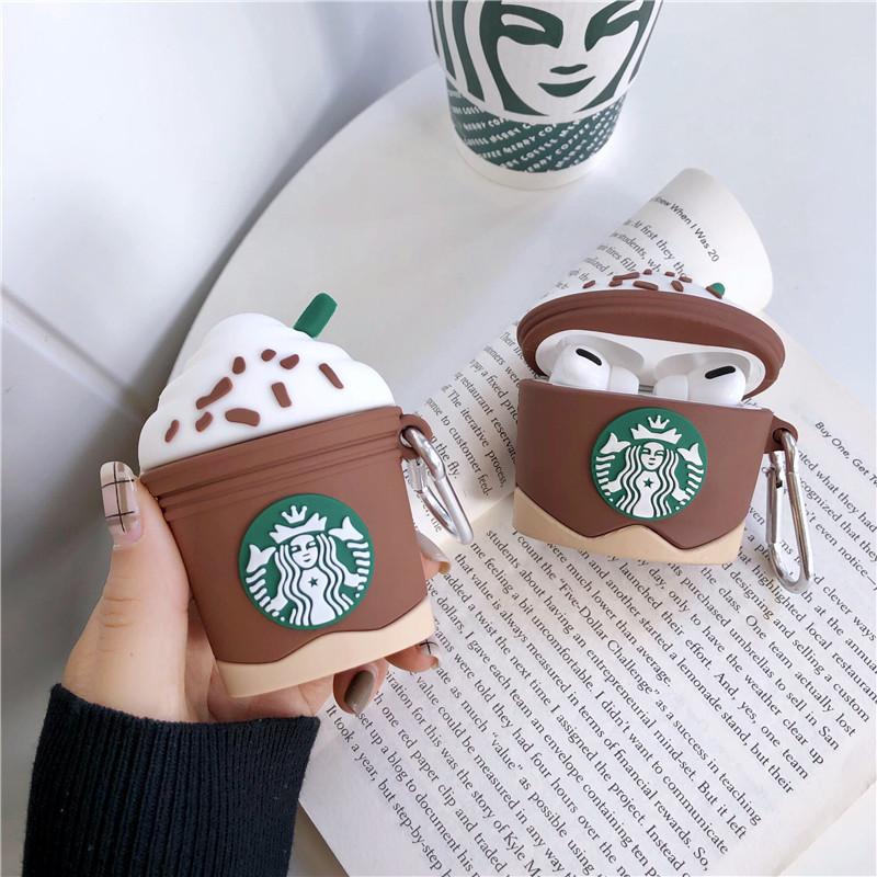 Starbucks Iced Mocha Frappuccino Premium AirPods Pro Case Shock Proof Cover