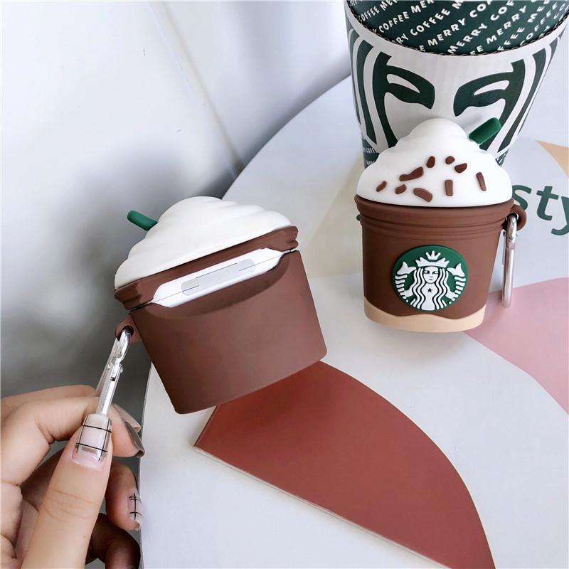 Starbucks Iced Mocha Frappuccino Premium AirPods Pro Case Shock Proof Cover