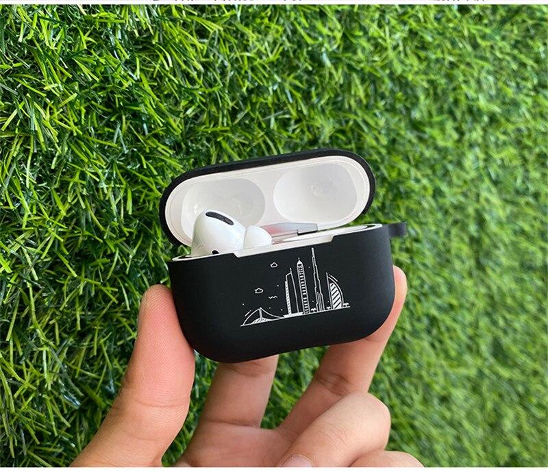 Black Silicone AirPods Pro Case Shock Proof Cover