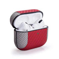 Two Tone Vegan Woven Leather AirPods Pro Case Shock Proof Cover