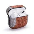 Two Tone Vegan Woven Leather AirPods Pro Case Shock Proof Cover