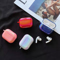 Solid Sparkle Silicone AirPods Pro Case Shock Proof Cover