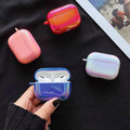 Solid Sparkle Silicone AirPods Pro Case Shock Proof Cover