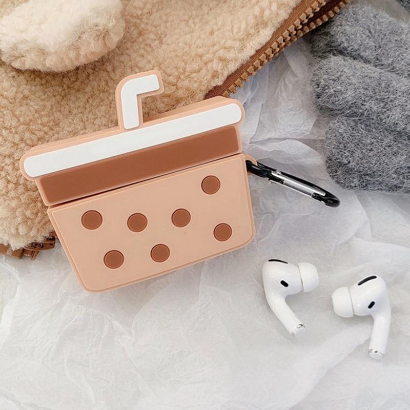 Pearl Milk Bubble Tea Premium AirPods Pro Case Shock Proof Cover