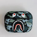 Fashion Camouflage Shark AirPods Pro Case Shock Proof Cover