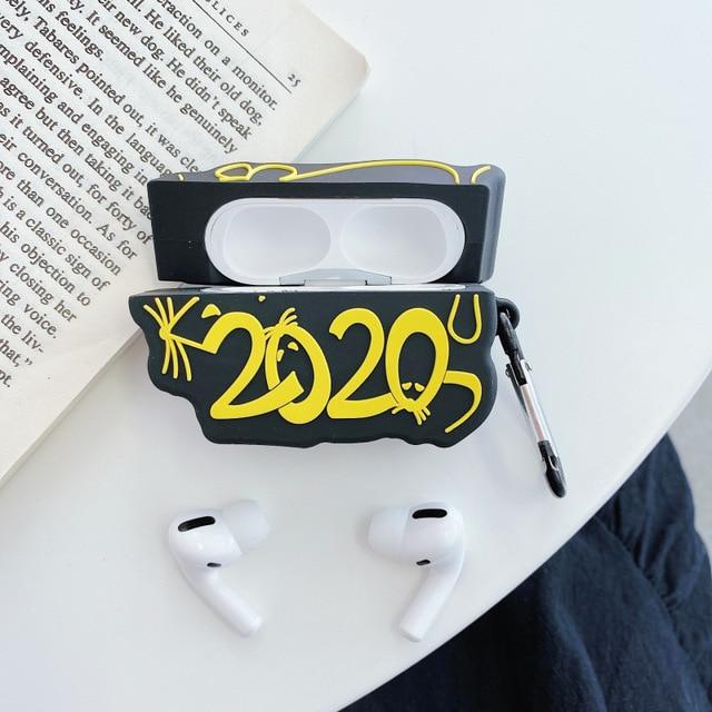New Year 2020 'Year of the Rat' Premium AirPods Pro Case Shock Proof Cover